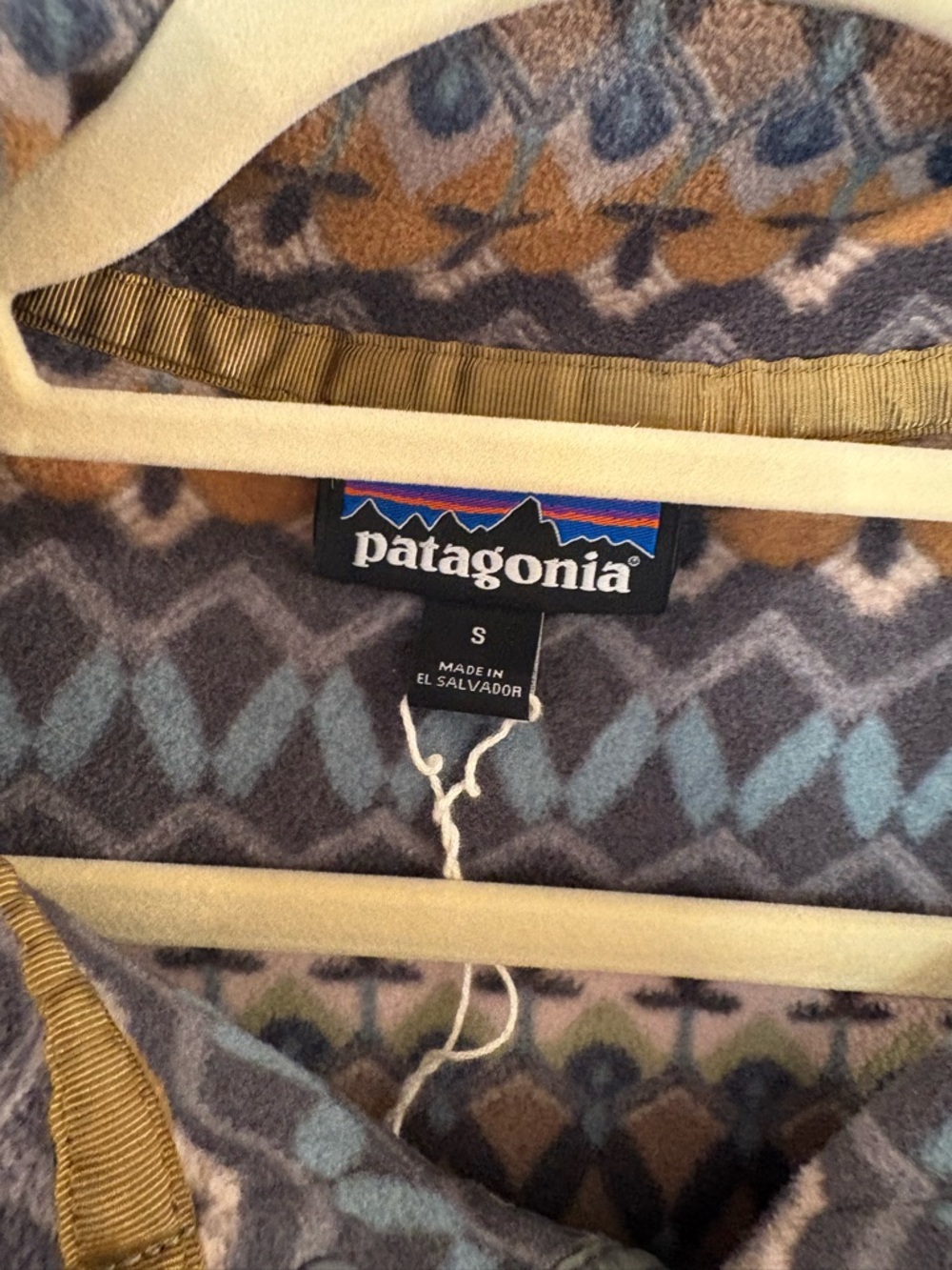 Patagonia Micro D Snap T Fleece Women’s Aztec Geometric Pullover Size Small - Picture 4 of 6